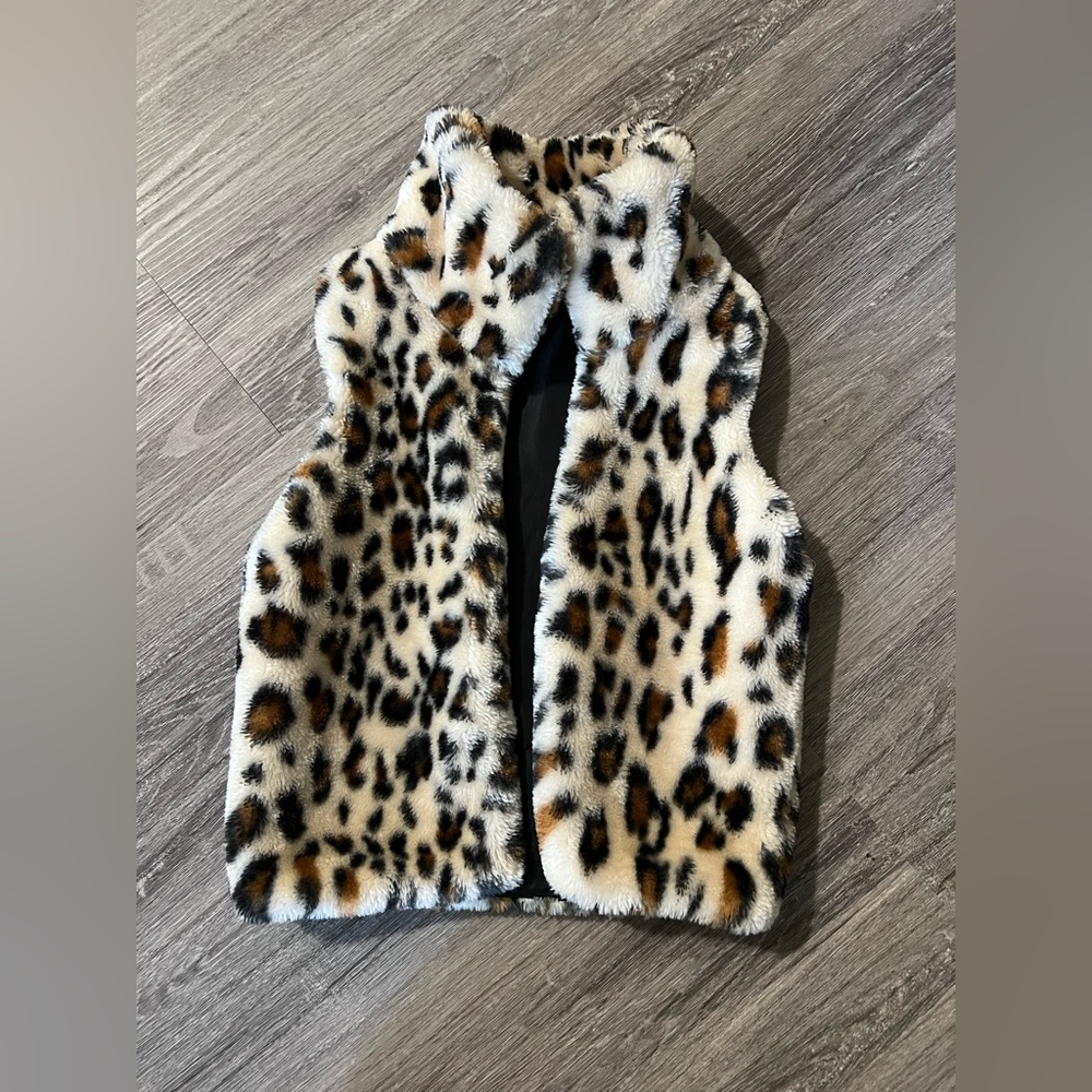 Jolt Animal Print Faux Fur Vest